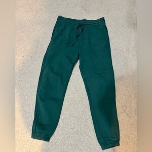 TNA Forest Green Cozy Sweatpants